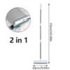 2-in-1 Adjustable Floor Scrub Brush
