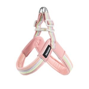 Dog leash chest strap vest